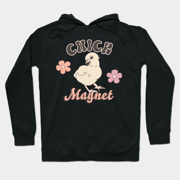 Easter Chick Magnet Hoodie by Annelie